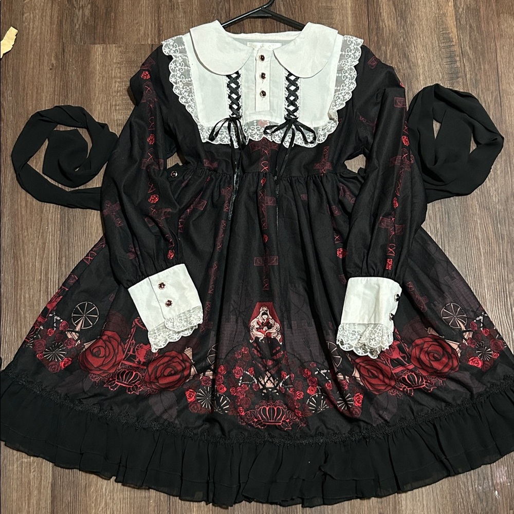 Gothic lolita sleeping aurora JSK babydoll dress